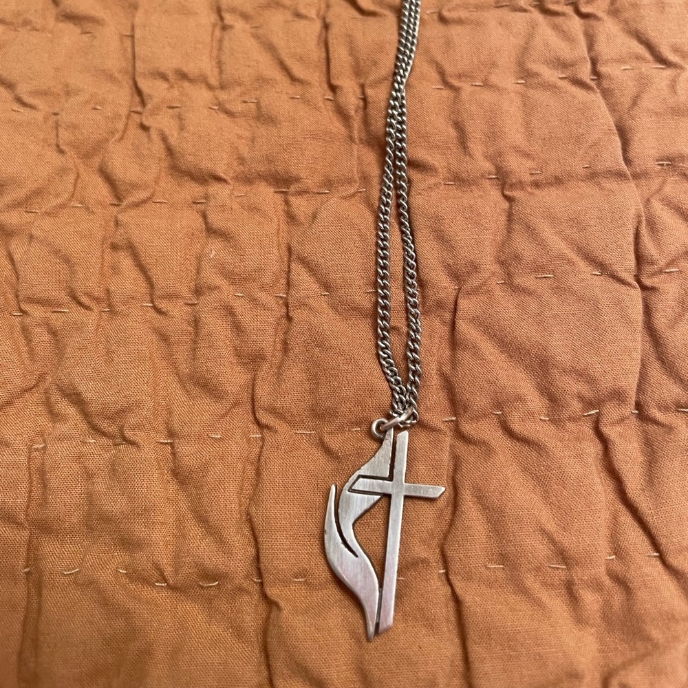 James Avery authentic cross with chain!